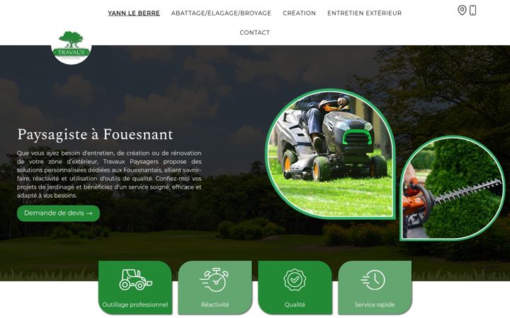Screenshot of leberretravauxpaysagers.fr