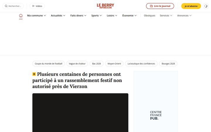 Screenshot of leberry.fr