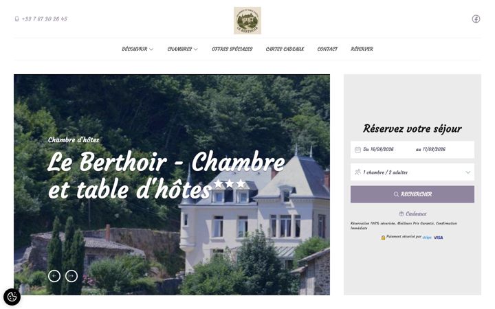Screenshot of leberthoir.com