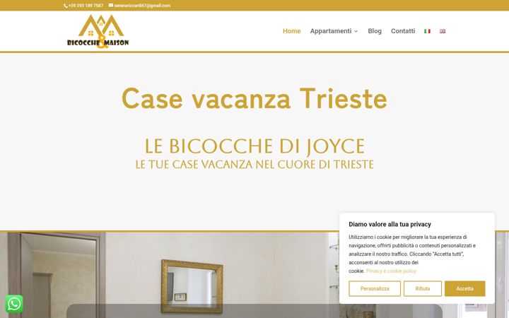 Screenshot of lebicocchedijoyce.it