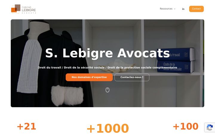 Screenshot of lebigre-avocats.fr
