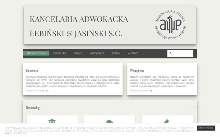 Screenshot of lebinskijasinski.pl