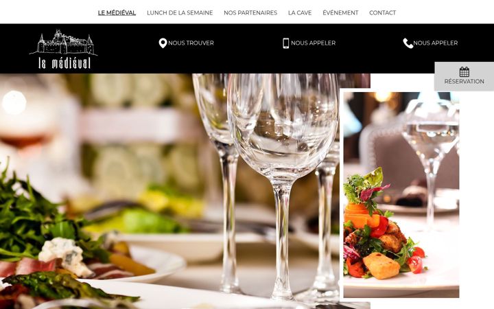 Screenshot of lebistrodumedieval.fr
