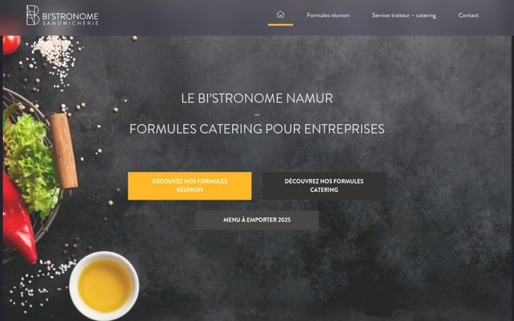 Screenshot of lebistronomenamur.be