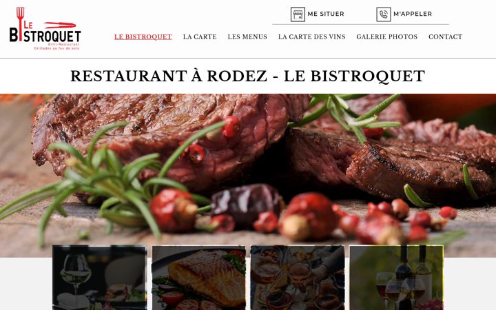 Screenshot of lebistroquet-rodez.com