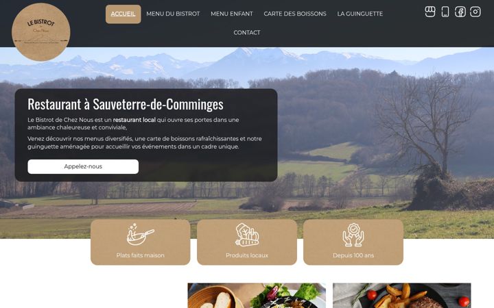 Screenshot of lebistrotdecheznous.fr