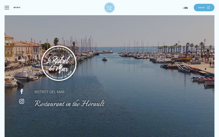 Screenshot of lebistrotdelmar.fr