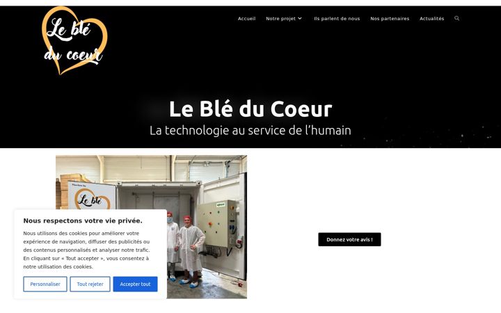 Screenshot of lebleducoeur.fr