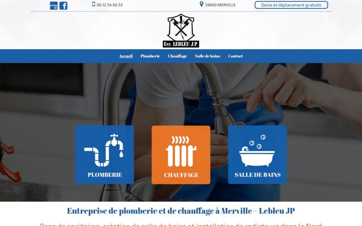 Screenshot of lebleu-jp.fr