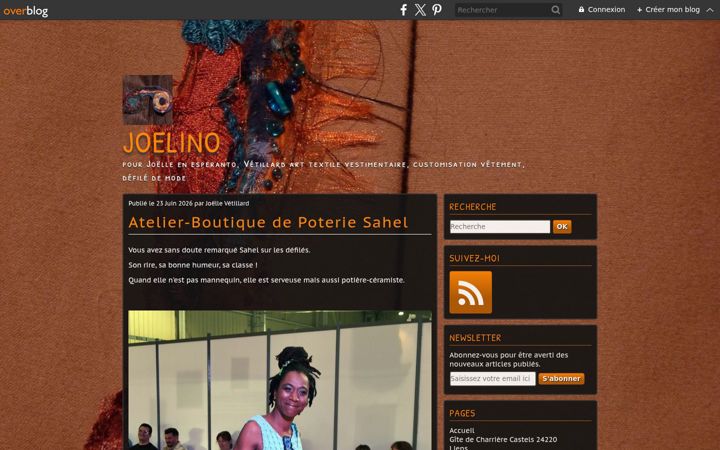 Screenshot of leblogdejoelino.com