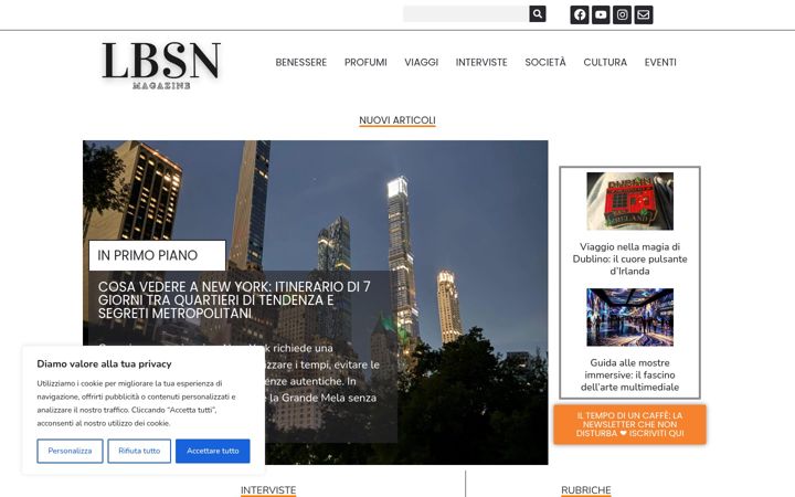 Screenshot of lebloggersiamonoi.it
