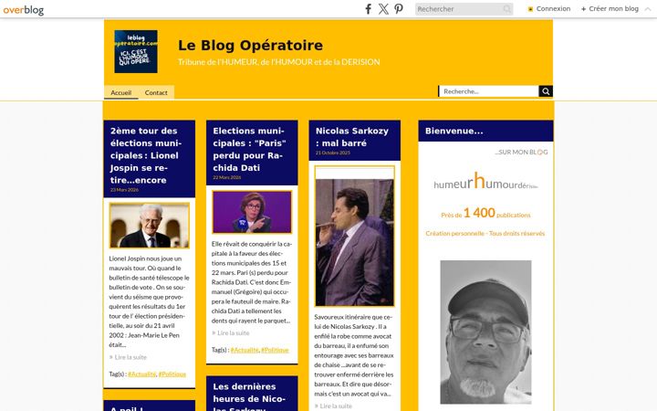 Screenshot of leblogoperatoire.com
