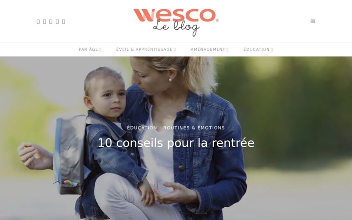 Screenshot of leblogwesco.fr
