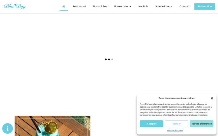 Screenshot of lebluebay.fr