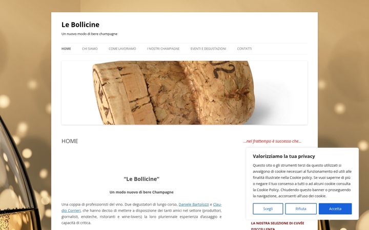 Screenshot of lebollicine.eu