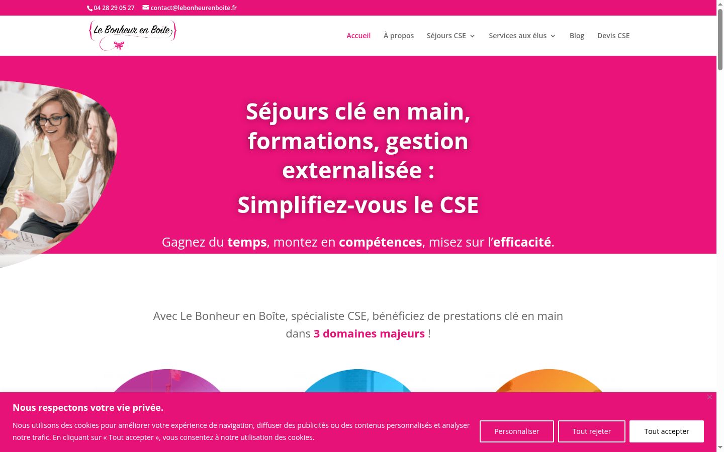 Screenshot tal-banner tal-kunsens muri qabel kwalunkwe interazzjoni