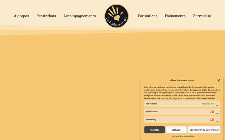Screenshot of lebonheurensoi.fr