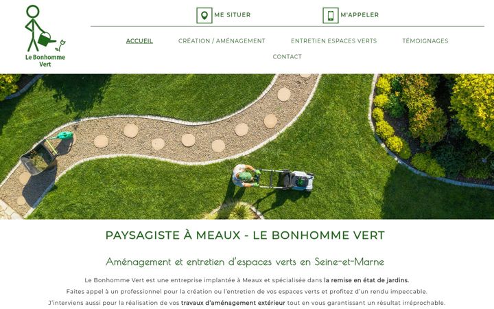 Screenshot of lebonhommevert.fr