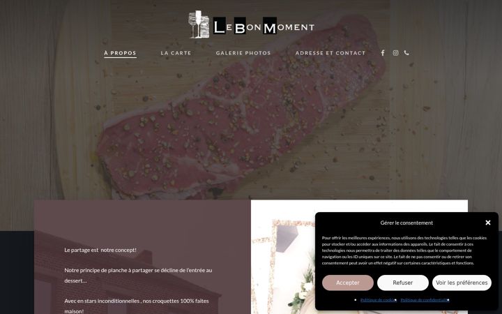 Screenshot of lebonmoment.be