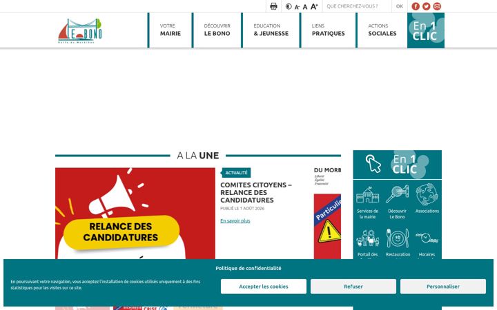 Screenshot of lebono.fr