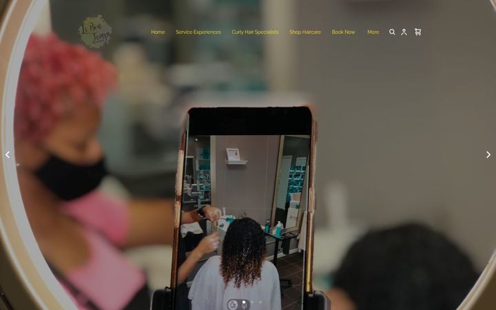 Screenshot of lebontempsboutique.com
