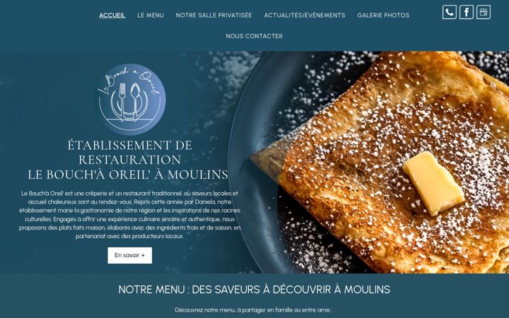 Screenshot of lebouchaoreil.fr
