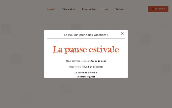 Screenshot of leboukan.fr