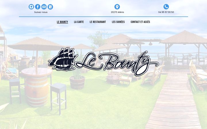 Screenshot of lebounty-aleria.fr