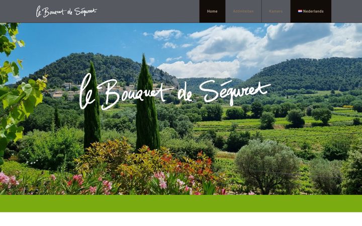 Screenshot of lebouquetdeseguret.com