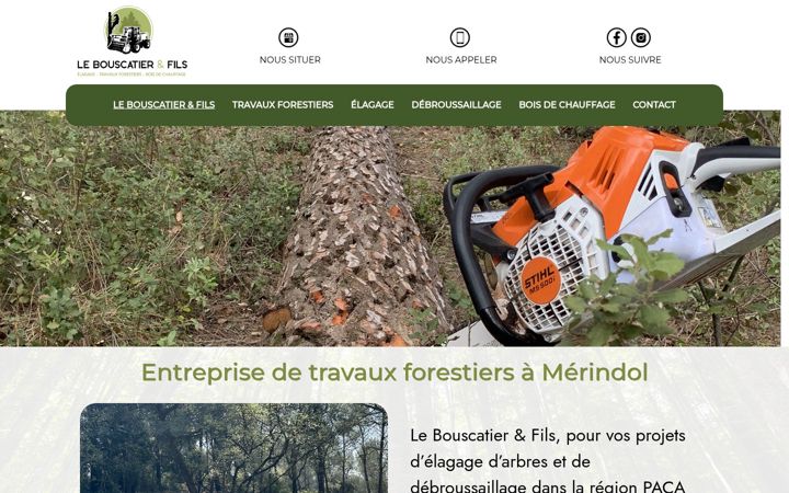 Screenshot of lebouscatieretfils.fr