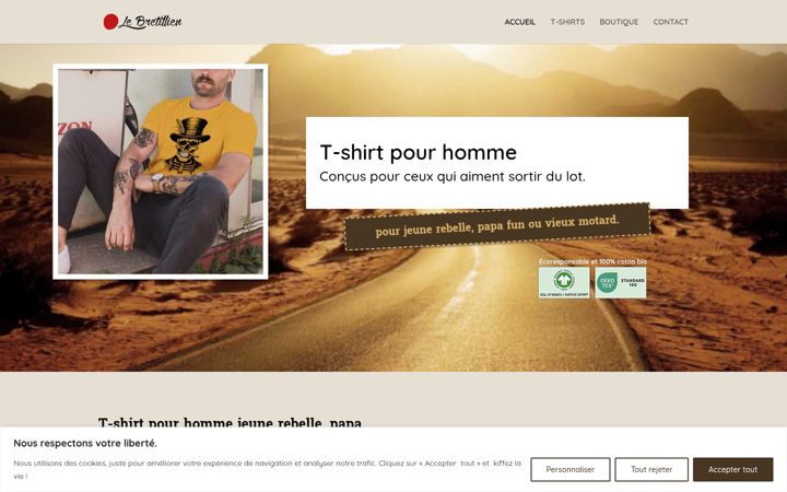 Screenshot of lebretillien.com