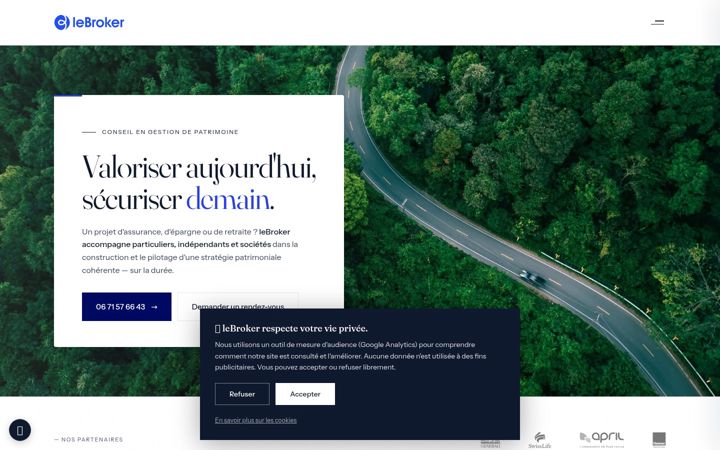 Screenshot of lebroker.fr