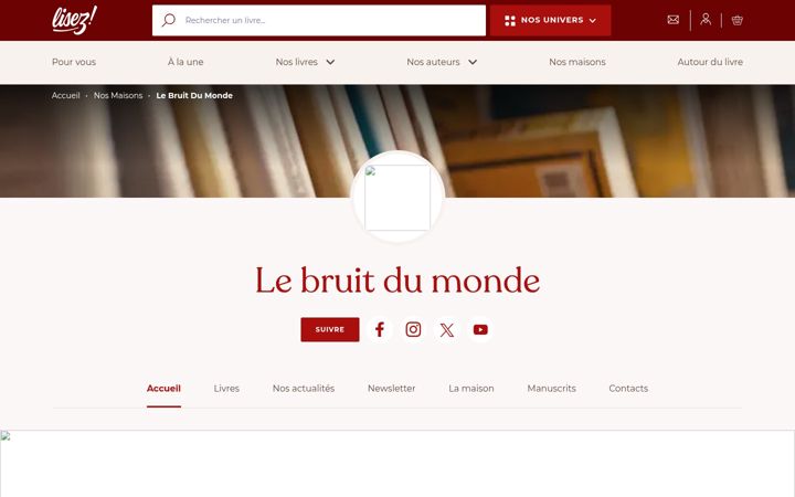 Screenshot of lebruitdumonde.com