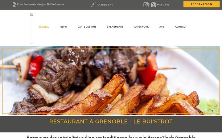Screenshot of lebuistrot.fr