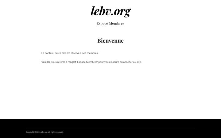 Screenshot of lebv.org