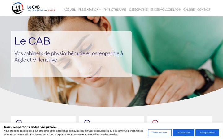 Screenshot of lecab.ch