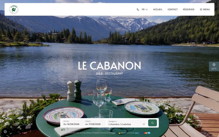 Screenshot of lecabanon.ch