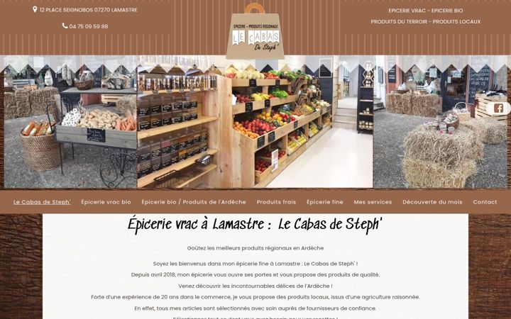 Screenshot of lecabasdesteph.fr