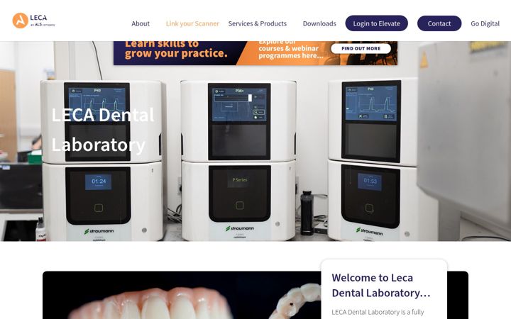 Screenshot of lecadental.com