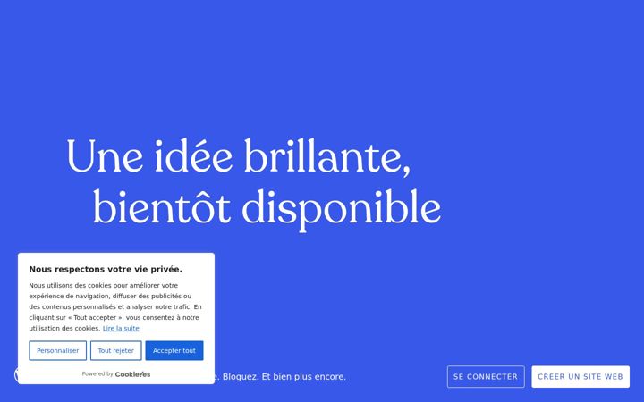 Screenshot of lecadreescoundu.com