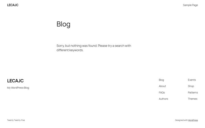 Screenshot of lecajc.com