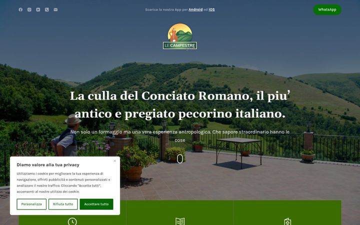 Screenshot of lecampestre.it