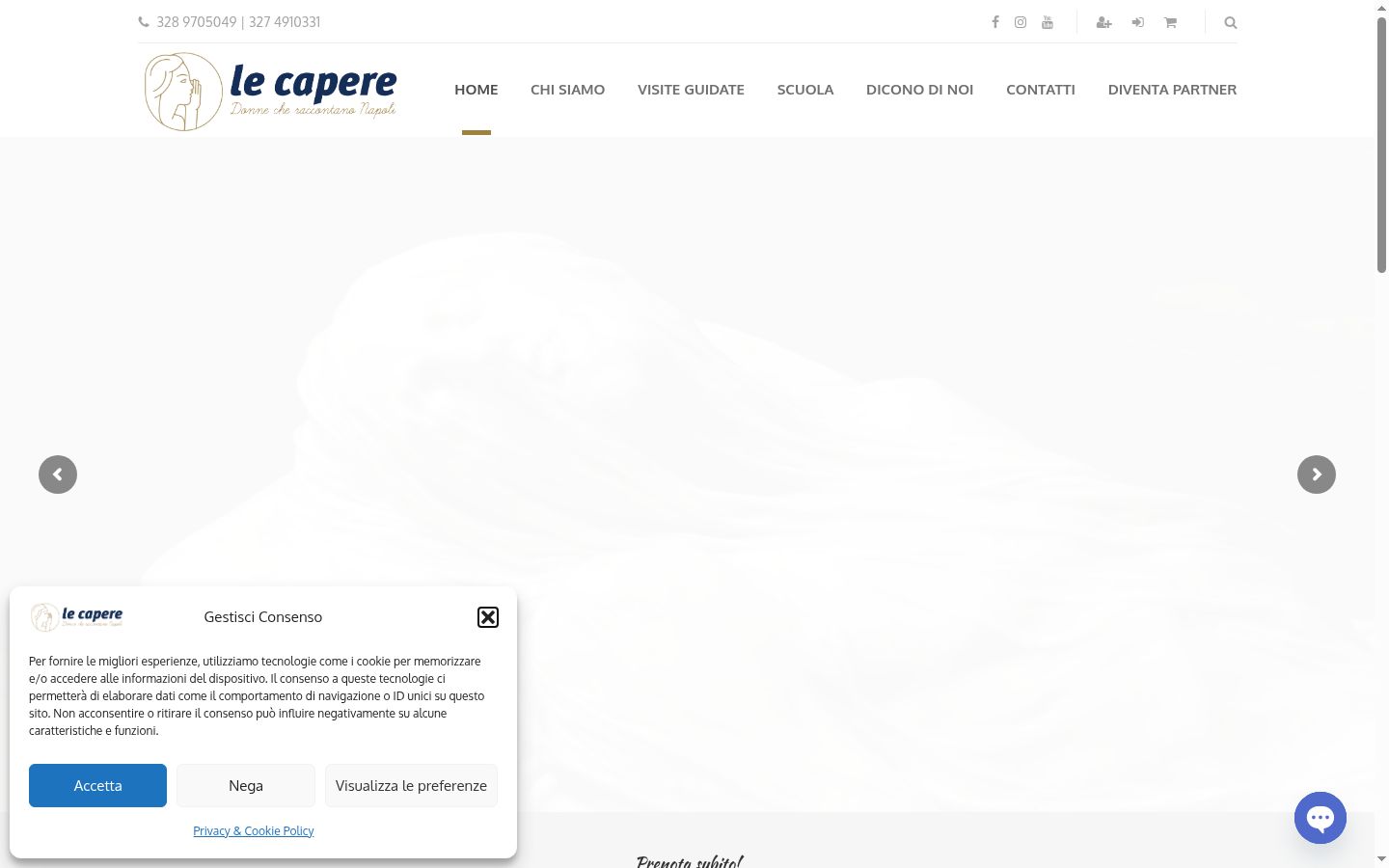 Screenshot tal-banner tal-kunsens muri qabel kwalunkwe interazzjoni