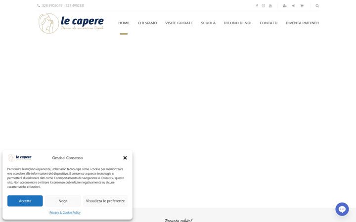 Screenshot of lecaperetour.it