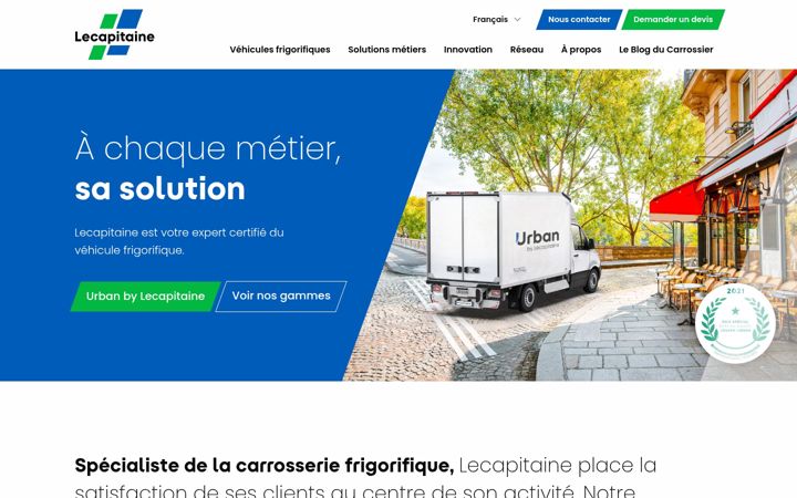 Screenshot of lecapitaine.com