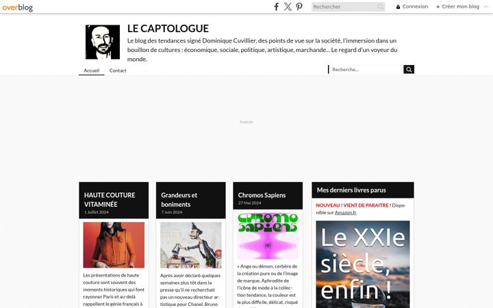 Screenshot of lecaptologue.com