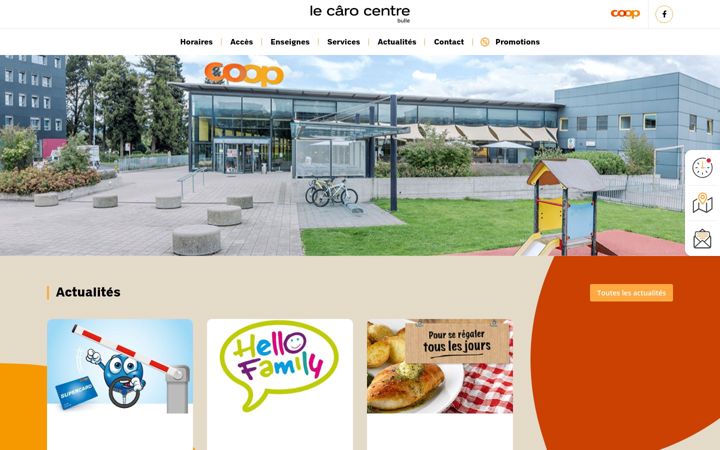 Screenshot of lecarocentre.ch