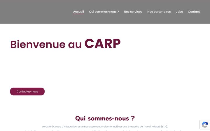 Screenshot of lecarp.be