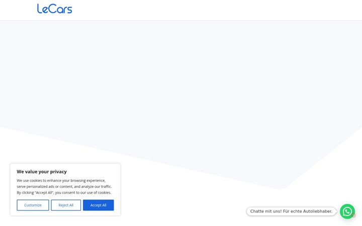 Screenshot of lecars.ch