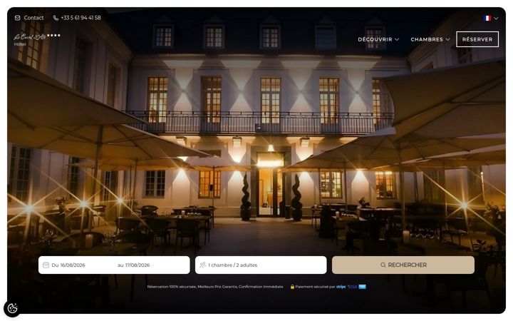 Screenshot of lecasteldalti.com